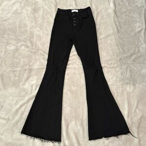 Vervet Distressed Flare Jeans - size 25